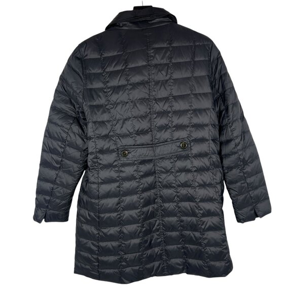 NWT Jones New York Quilted Reversible Down Duck Feather Coat in Black Size XL - Picture 8 of 10